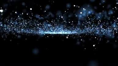 太空旅行蓝色星云螺旋粒子特效视频的预览图